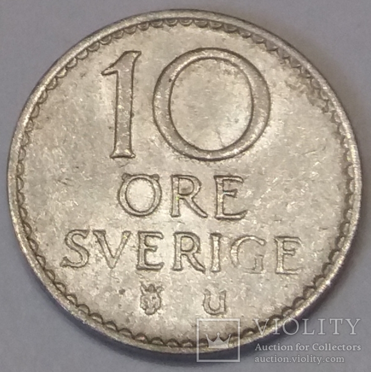Швеція 10 ере, 1969, фото №2