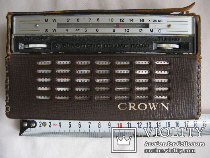 Радиоприёмник "Crown"модель TR 820  Япония-60тых., фото №2