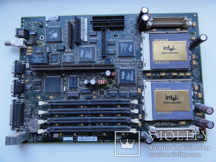 Материнская плата Dual-Pentium-PRO-socket-8- SL22V 200Mhz CPU, фото №2