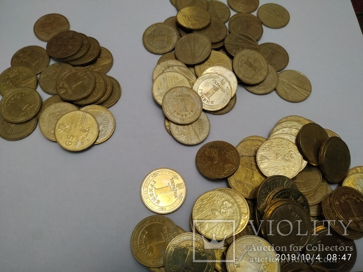 Юбилейные монеты 1 гривна, 118 штук: 2005; 2010; 2015 год
