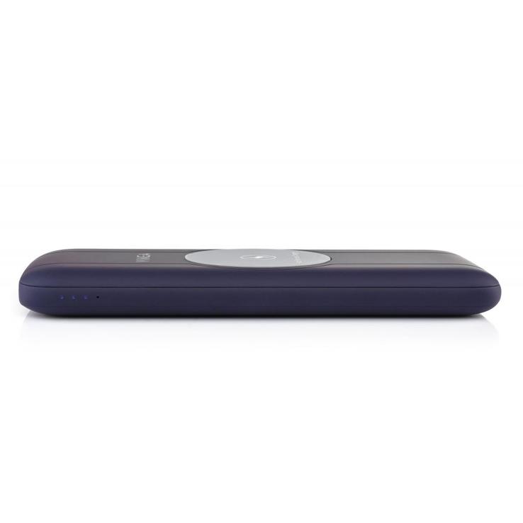 Батарея универсальная Vinga 10000 mAh Wireless QC3.0 PD soft touch purple (BTPB3510WLROP), фото №4
