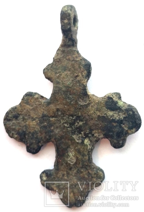 Крест КР криновидный с распятием (2234), фото №4