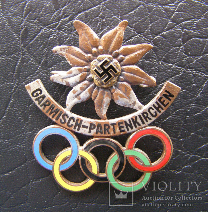 Олимпийский знак 1936 г. свастика