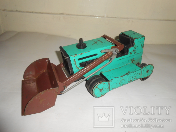 Трактор,бульдозер СССР Детская игрушка