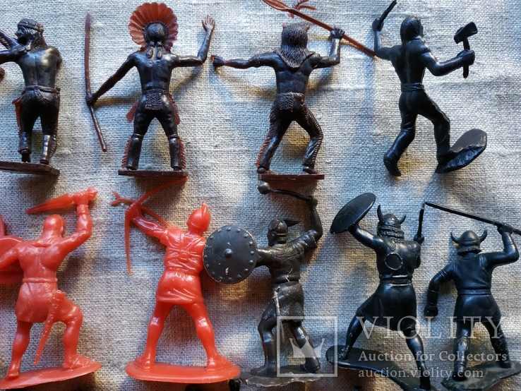 ДЗИ пираты, египтяне красные, ковбои, индейцы и др 35 штук, фото №10