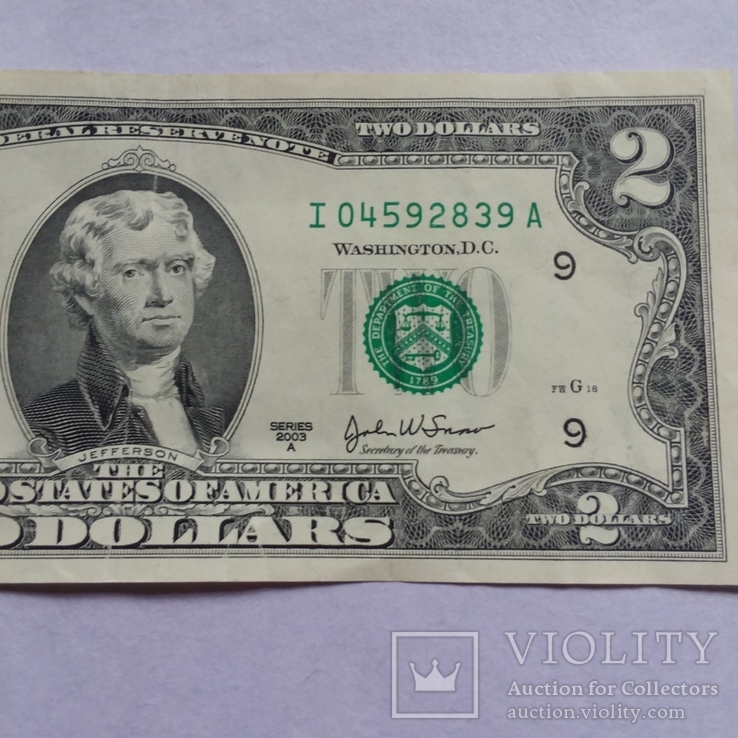 2 доллара 2003 год, фото №4