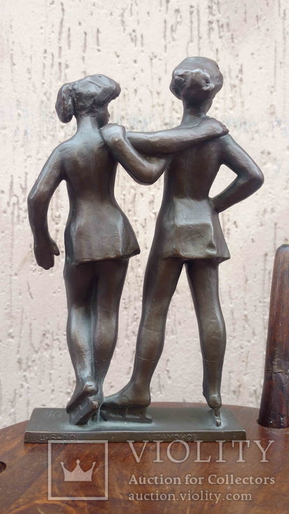 Дві фігуристки, Митищі, чавун., фото №4