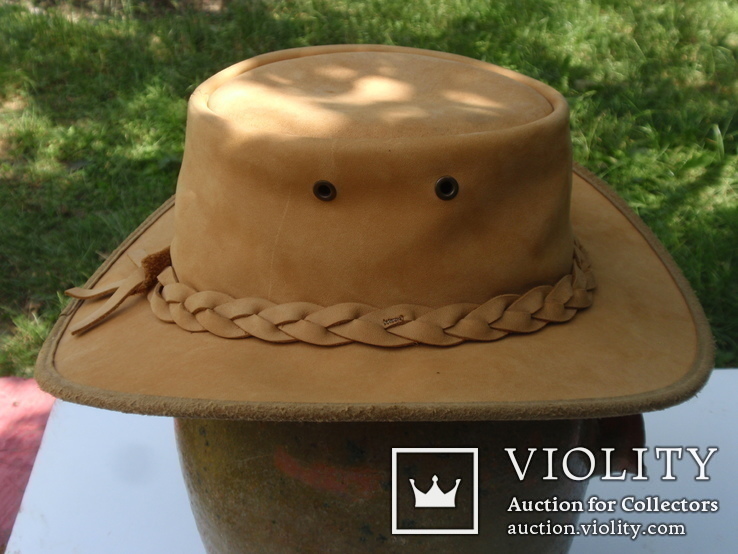  Австралийская шляпа из промасленной гнущейся замши Barmahhats, фото №2
