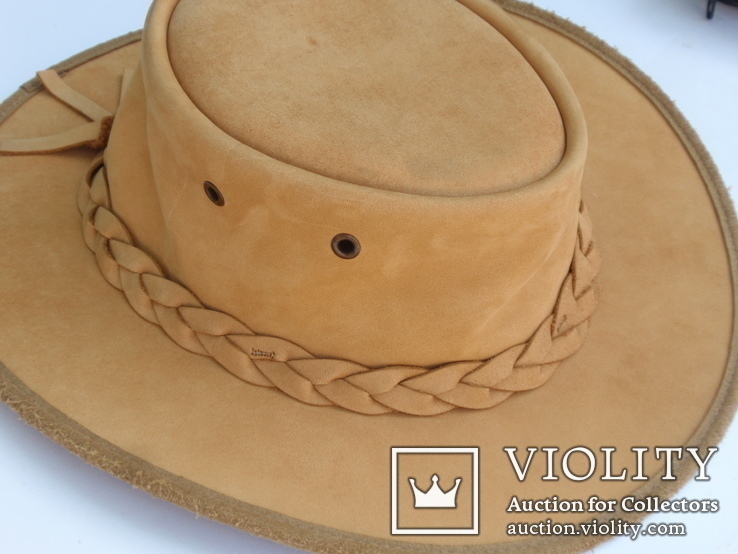  Австралийская шляпа из промасленной гнущейся замши Barmahhats, фото №13