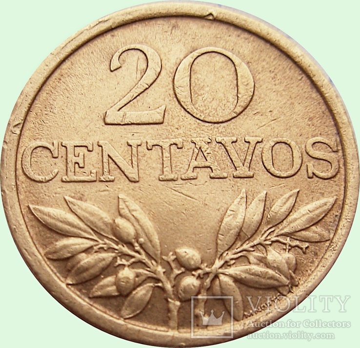 102.Португалия 20 сентаво, 1970 год, фото №3