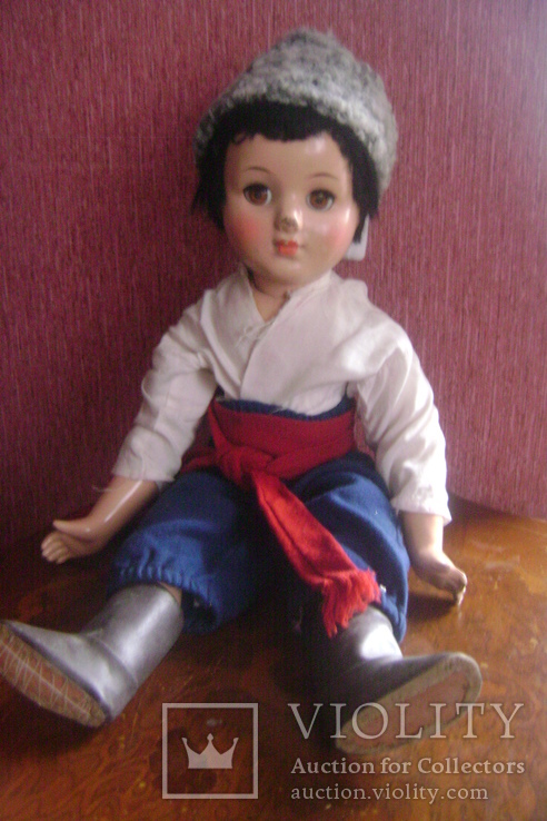 Паричковая кукла на резинках.50 см.