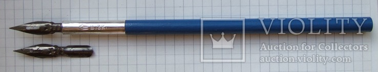 Перьевая ручка "макалка", новая с двумя перьями.