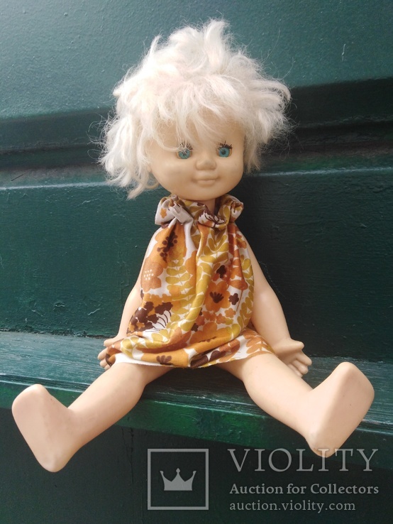 Кукла с голубыми глазами, высота-41см, фото №2