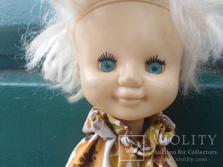 Кукла с голубыми глазами, высота-41см, фото №3