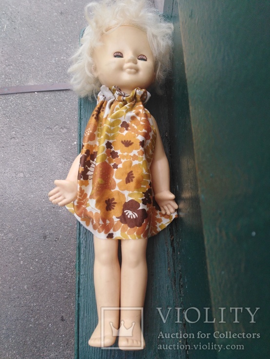 Кукла с голубыми глазами, высота-41см, фото №5