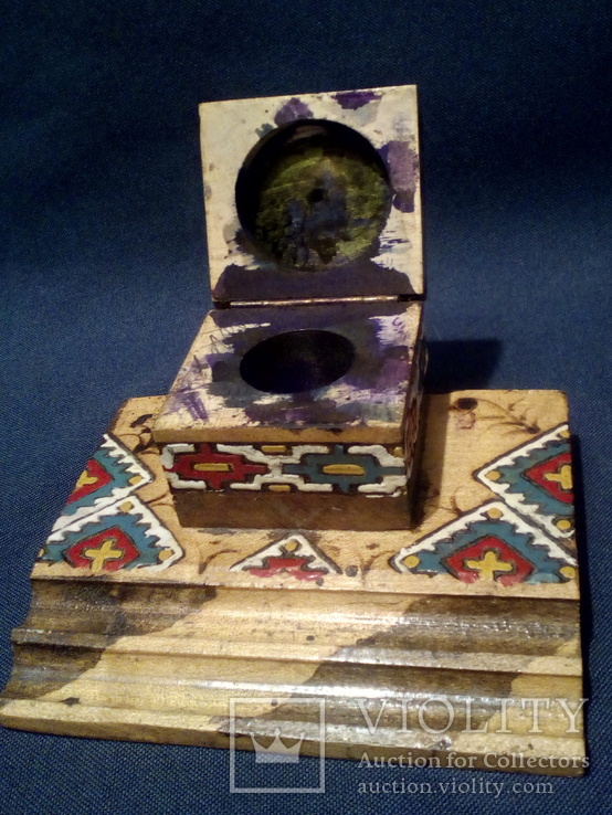 Старинный Письменный прибор из дерева, фото №7