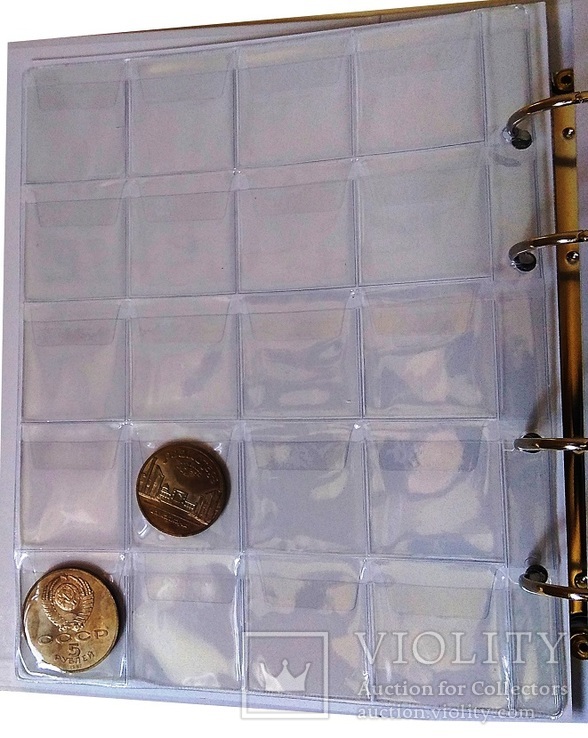Альбом для монет Fischer с футляром на 610 ячеек (Польша), фото №6