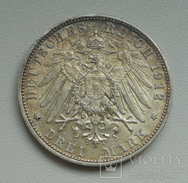 3 марки 1912 г. Бавария, фото №7
