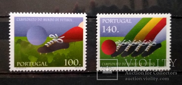 Португалия ЧМ 1994 футбол спорт MNH**, фото №3