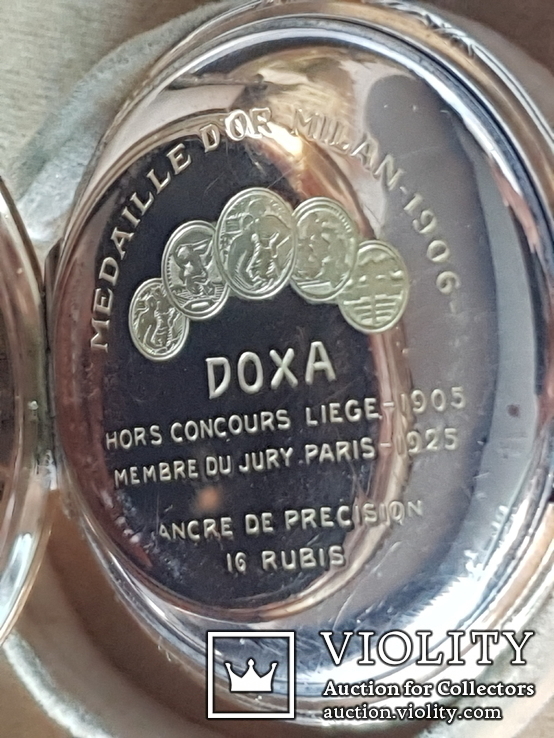 Золотые карманные  часы DOXA 1926 года, фото №7