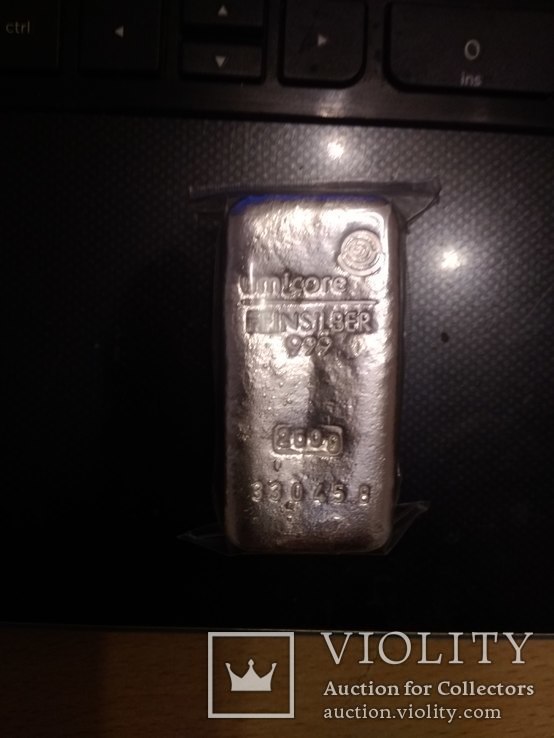 Слиток серебра 999 .. 250 грамм.