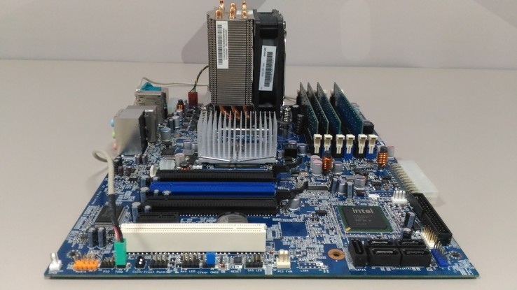 Материнская плата LENOVO S20 + бонус Intel Xeon W3503/DDR3 4Gb/система охлаждения, фото №8