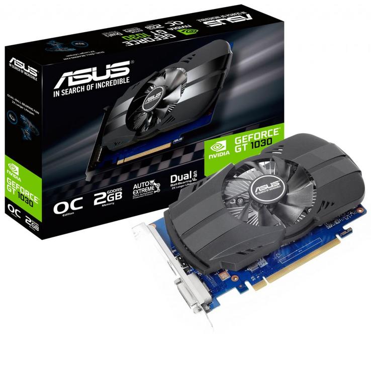 Видеокарта ASUS GeForce GT1030 2048Mb OC (PH-GT1030-O2G), numer zdjęcia 2