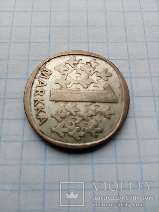 1 марка 1964 Финляндия, серебро, фото №3