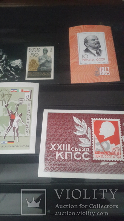Кляссер с большим набором негашеных марок и блоков СССР, numer zdjęcia 6
