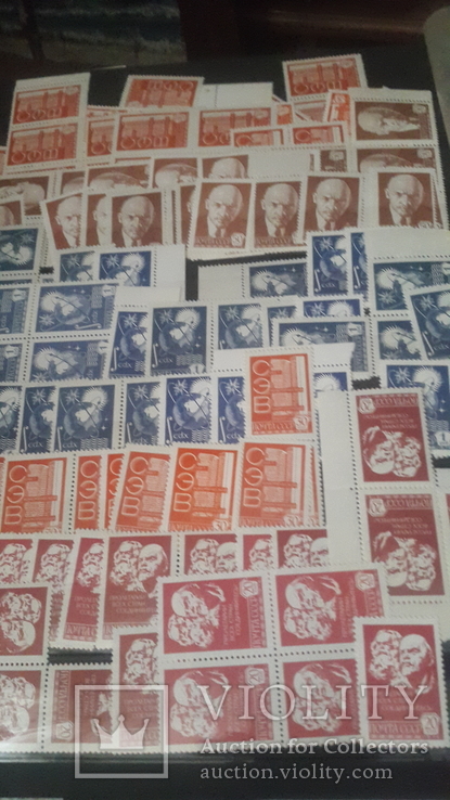 Кляссер с большим набором негашеных марок и блоков СССР, фото №9