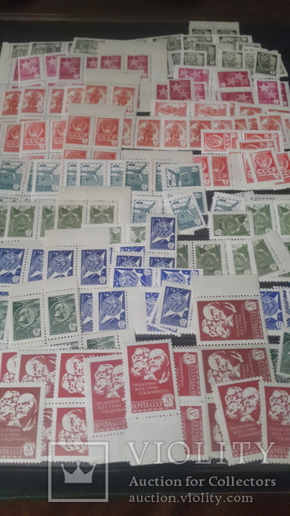 Кляссер с большим набором негашеных марок и блоков СССР, фото №10