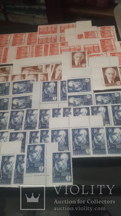 Кляссер с большим набором негашеных марок и блоков СССР, фото №11