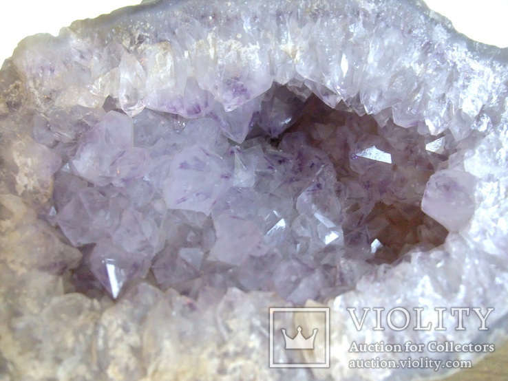 АМЕТИСТ жеода друза натуральный кристалл вес 1461 гр., фото №4