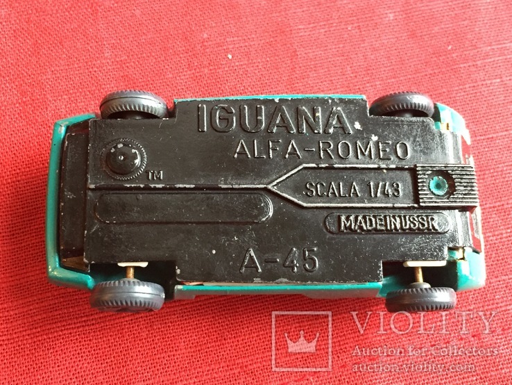 Iguana Alfa-Romeo А45 1:43 Made in ussr (на запчасти/реставрацию), фото №8