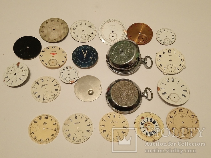 Молния кварц та інші деталі кишенькових годинників
