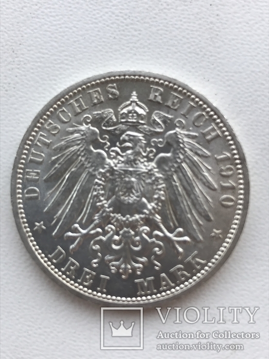 3 марки Саксен Веймар Ейзенах 1910, фото №6