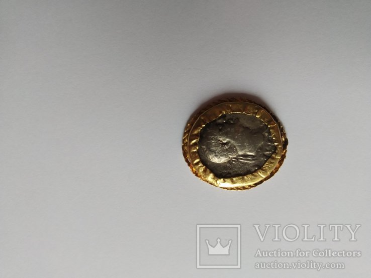 Монета Серебро в Золотой окантовке, фото №10