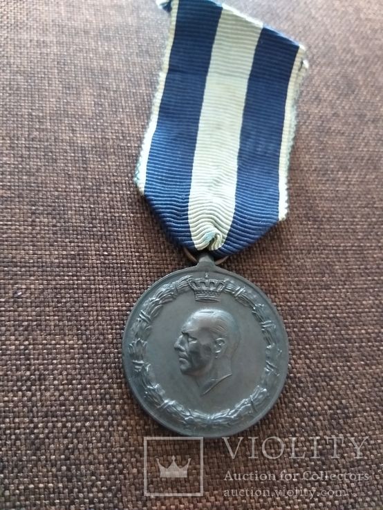 Медаль «За боевые действия в Эпире, Албании, Македонии, Фракии и на Крите 1940-1941 гг.», фото №2