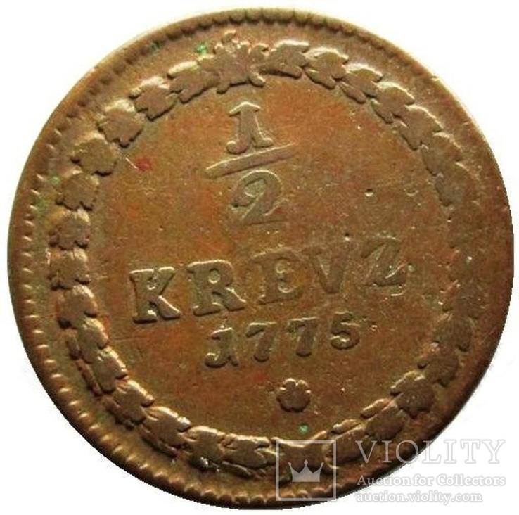 Пфальц 1/2 крейцера 1775 г.