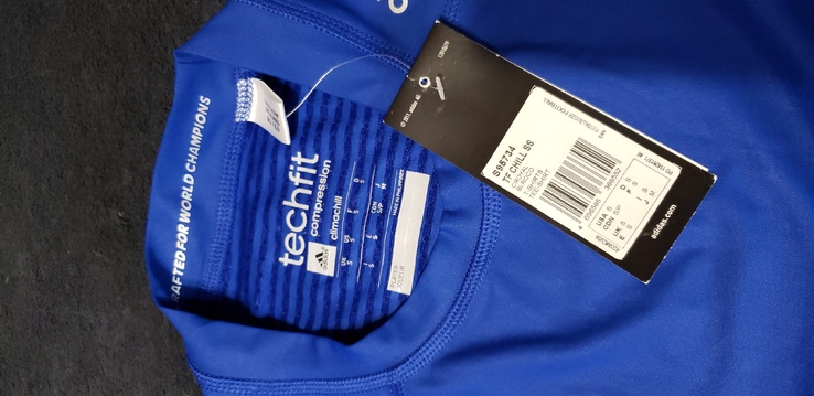 Термобелье adidas футболка S (синяя), фото №3