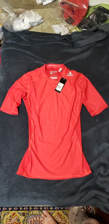 Термобелье adidas футболка L (красная), фото №2