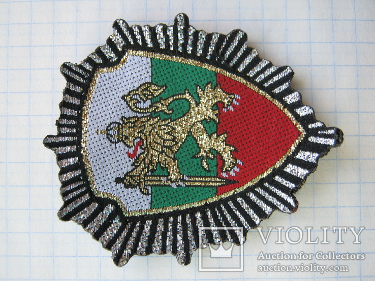 Bulgaria police badge = patch capbadge for baseball cap but not for peaked cap кокарда, фото №3