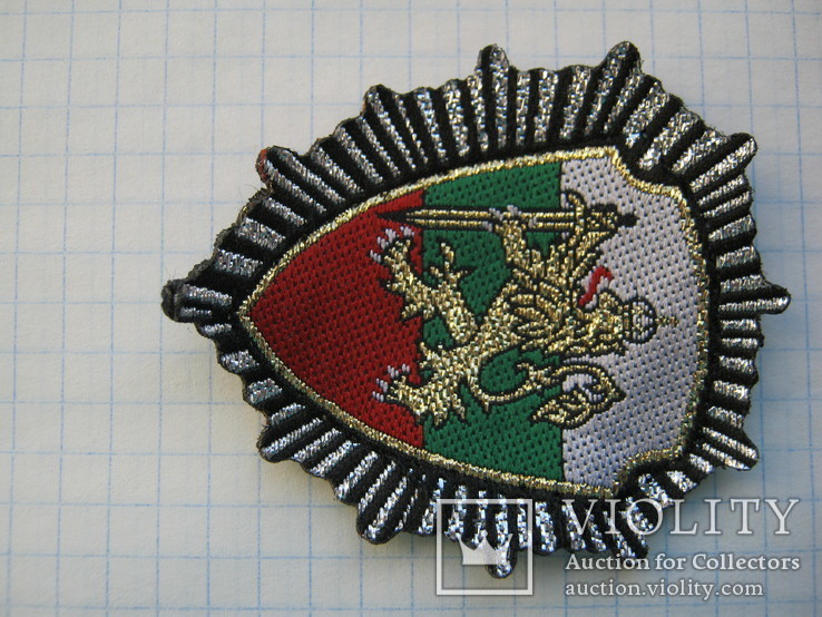 Bulgaria police badge = patch capbadge for baseball cap but not for peaked cap кокарда, фото №4