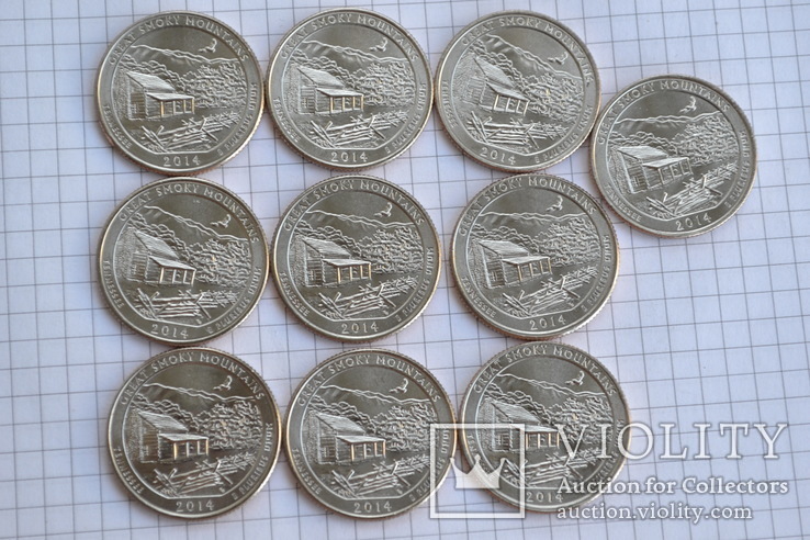 0.25  цент  Греат  Смоки =10шт  Д   2014г