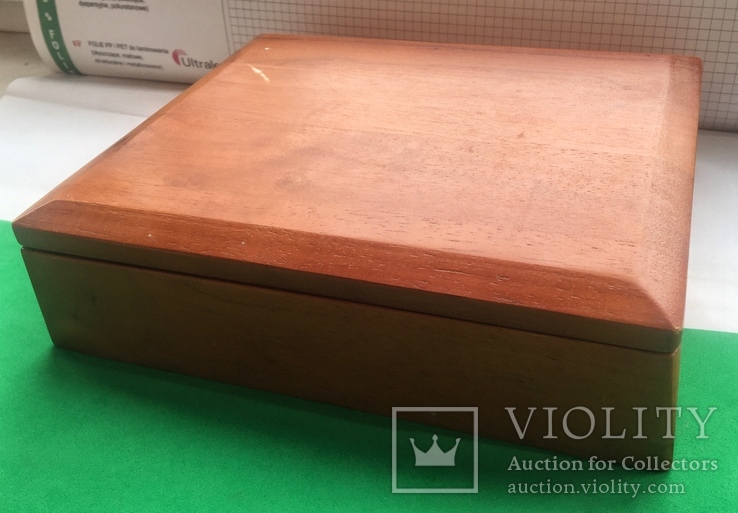 Набор для покера в тяжёлой деревянной коробке., фото №3