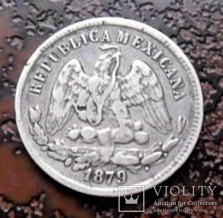 25 сентаво Мексика 1879, фото №5
