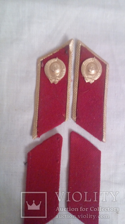 Петлицы  милиция СССР ( 2 пары ), фото №2