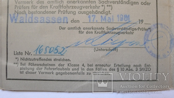 Немецкое водительское удостоверение., фото №9