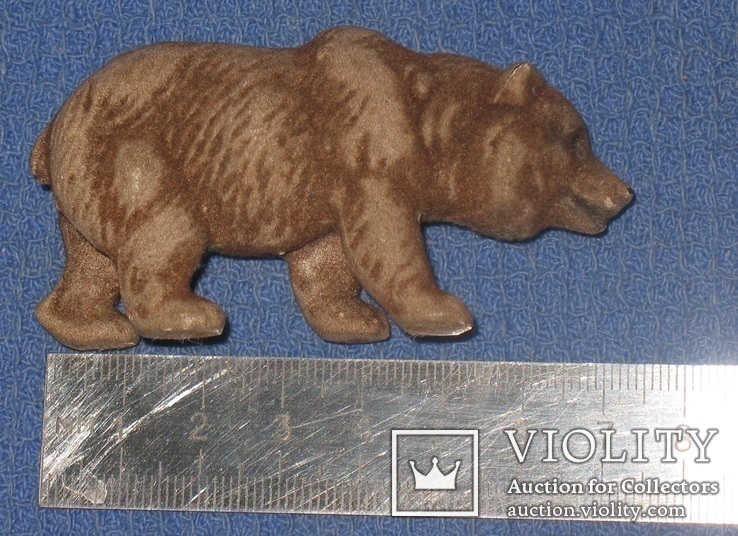 Медведь ГДР № 319 Ф.Фишер полый фетровый, фото №4