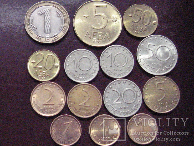 Лот монет Болгарии